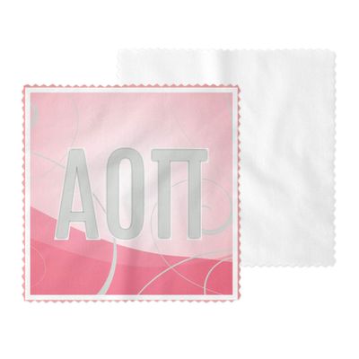 Alpha Omicron Pi Eyeglass Cleaner & Microfiber Cleaning Cloth (Alpha Omicron Pi - 2)
