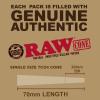 RAW Cones Dogwalker 70/24: 50 Pack - Mini Pre Rolled Cones Rolling Papers & Tips, Classic RAW Paper, 70mm view 2