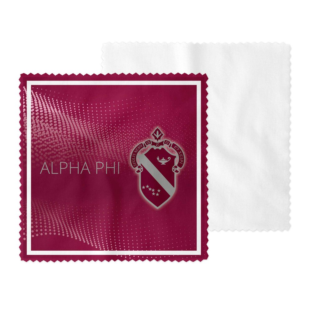 Alpha Phi Eyeglass Cleaner & Microfiber Cleaning Cloth (Alpha Phi - 8)