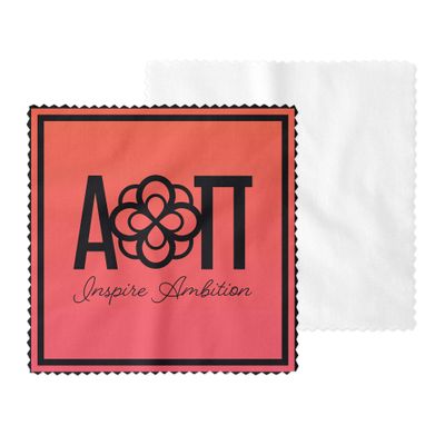Alpha Omicron Pi Eyeglass Cleaner & Microfiber Cleaning Cloth (Alpha Omicron Pi - 4)