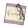 Alpha Phi Eyeglass Cleaner & Microfiber Cleaning Cloth (Alpha Phi - 5) view 2