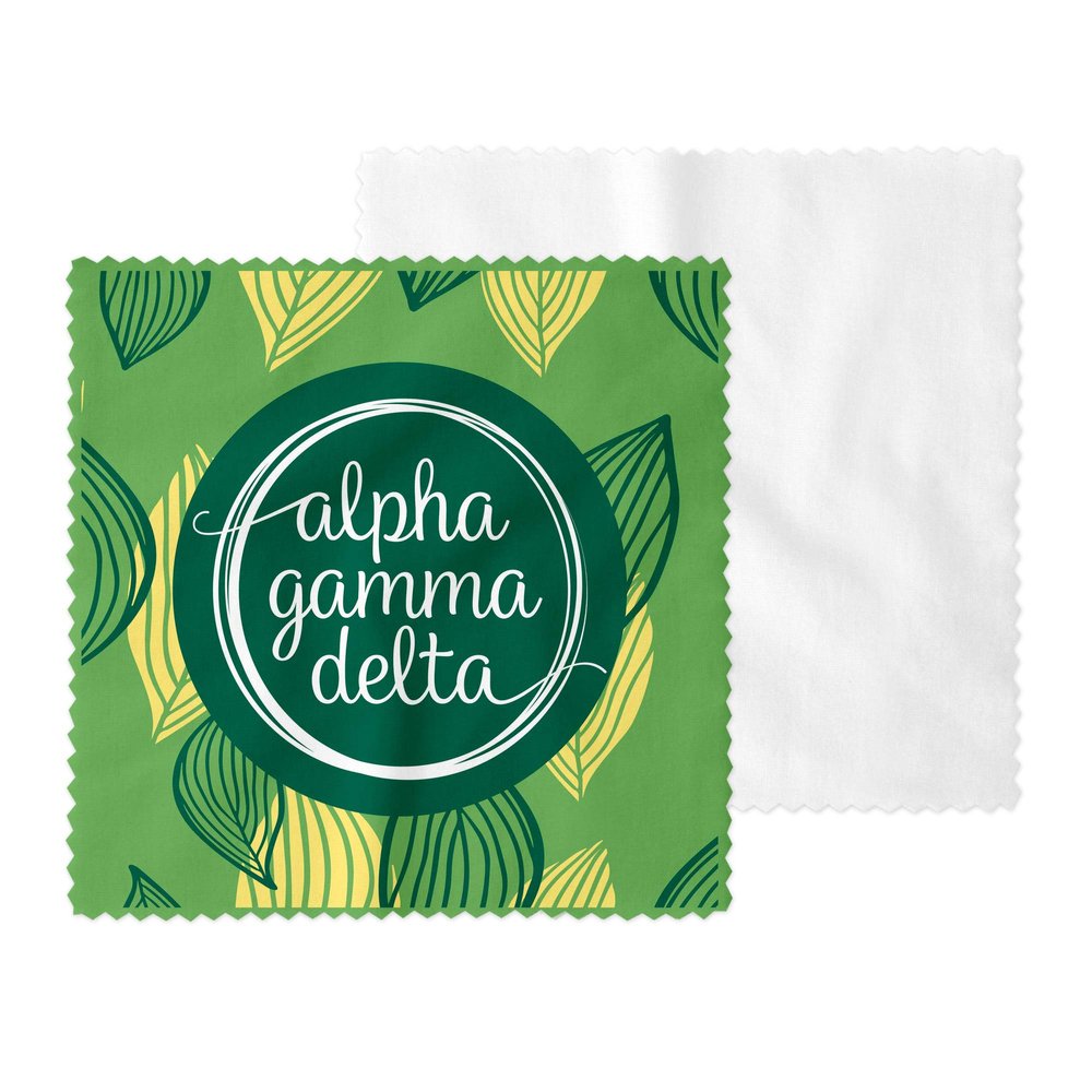 Alpha Gamma Delta Eyeglass Cleaner & Microfiber Cleaning Cloth (Alpha Gamma Delta - 3)