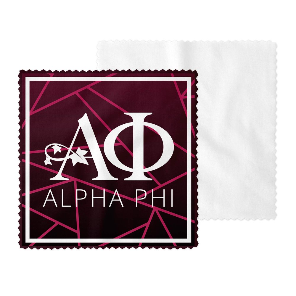 Alpha Phi Eyeglass Cleaner & Microfiber Cleaning Cloth (Alpha Phi - 9)