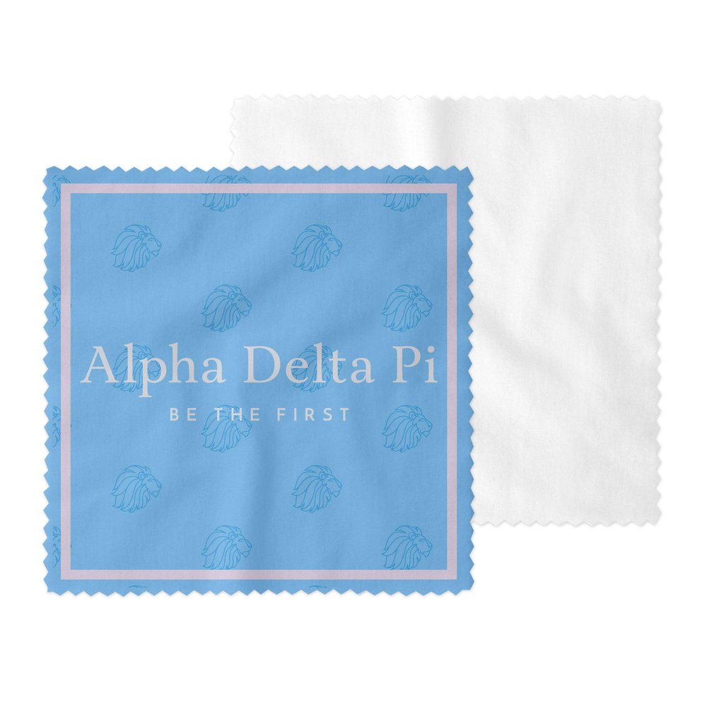 Alpha Delta Pi Eyeglass Cleaner & Microfiber Cleaning Cloth (Alpha Delta Pi - 6)