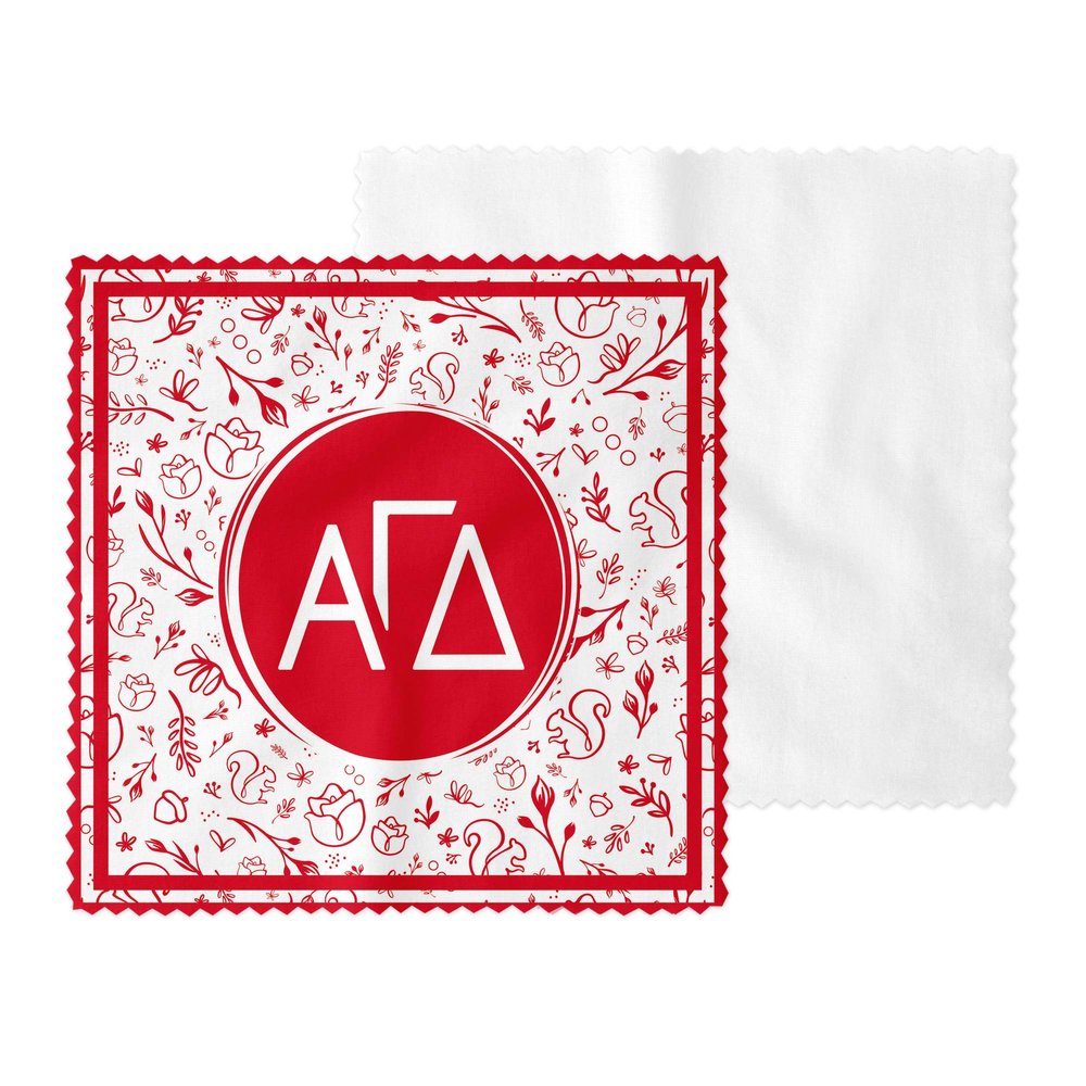Alpha Gamma Delta Eyeglass Cleaner & Microfiber Cleaning Cloth (Alpha Gamma Delta - 1)
