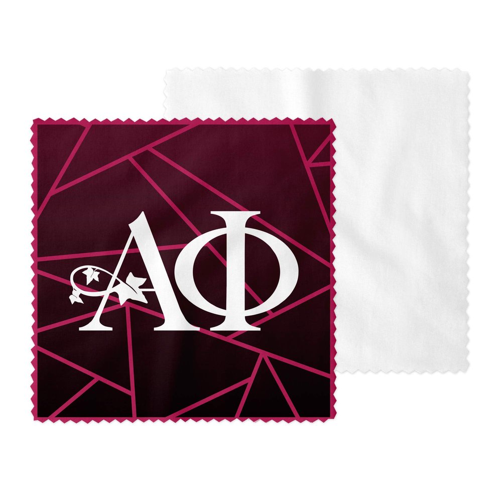 Alpha Phi Eyeglass Cleaner & Microfiber Cleaning Cloth (Alpha Phi - 6)