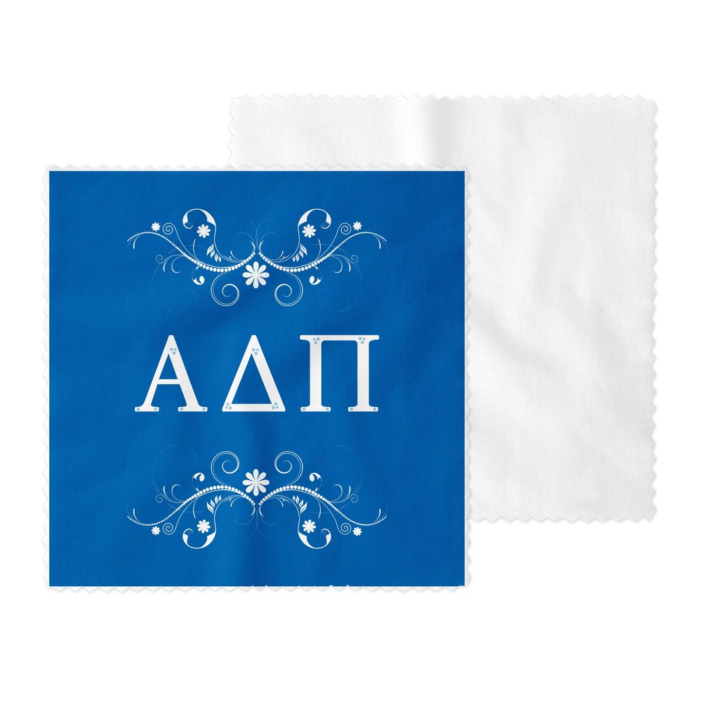 Alpha Delta Pi Eyeglass Cleaner & Microfiber Cleaning Cloth (Alpha Delta Pi - 2)