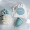 Pure Ella Menstrual Cup - Reusable Soft Silicone Period Cup - Wear for 12 Hours - Medical Grade & BPA Free Silicone - Eco Friendly & Hypoallergenic Feminine Hygiene  Sizes XS, Small, Large (Small) view 2