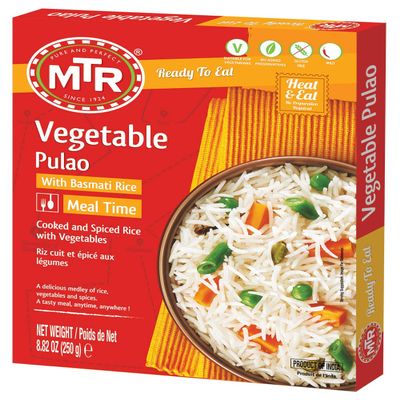 MTR Ready To Eat Vegitable Pulao Pack Of 10 (250 Gm Each)