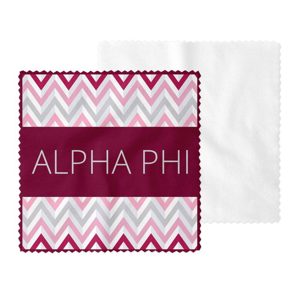 Alpha Phi Eyeglass Cleaner & Microfiber Cleaning Cloth (Alpha Phi - 11)