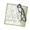 Alpha Phi Eyeglass Cleaner & Microfiber Cleaning Cloth (Alpha Phi - 1) view 2