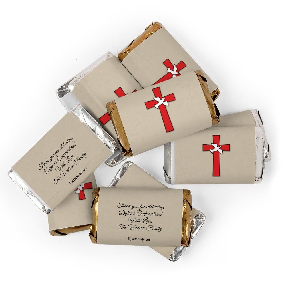 75ct Confirmation Candy Favors Personalized Miniatures (75 Pack) Party Favors for Guests