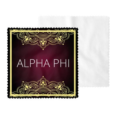 Alpha Phi Eyeglass Cleaner & Microfiber Cleaning Cloth (Alpha Phi - 10)