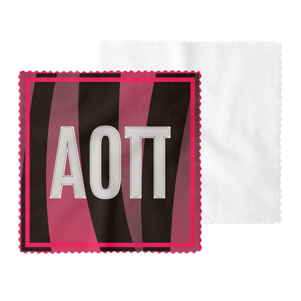 Alpha Omicron Pi Eyeglass Cleaner & Microfiber Cleaning Cloth (Alpha Omicron Pi - 3)