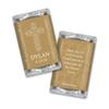 75ct Confirmation Candy Favors Personalized Miniatures (75 Pack) Gold view 1