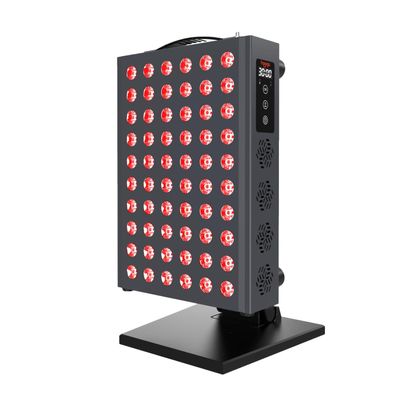 Hooga Red Light Therapy Panel for Face and Body, Red & Near Infrared LED Light with Timer and Stand, 60 High-Efficiency Low-Level LEDs (<5 mW), Flicker-Free Wellness and Recovery Device  PRO300