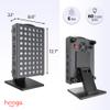 Hooga Red Light Therapy Panel for Face and Body, Red & Near Infrared LED Light with Timer and Stand, 60 High-Efficiency Low-Level LEDs (<5 mW), Flicker-Free Wellness and Recovery Device  PRO300 view 2
