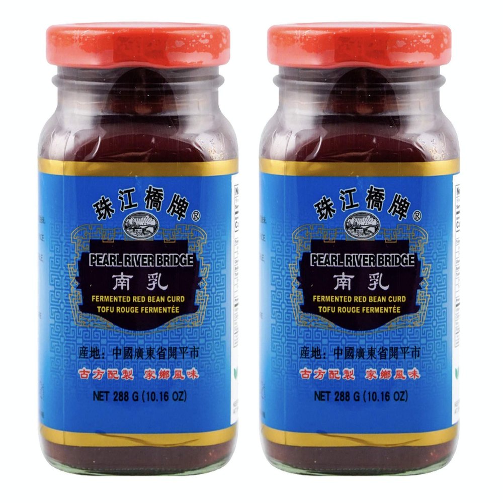 [Pack of 2] PEARL RIVER BRIDGE Fermented Red Bean Curd (Nan Ru)   - 288 Gram