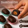 Abu Auf Sahara Delights Semi Dry Dates Without Seed Coated With Chocolate Delicious Finest Natural Tamr 10.58 oz/300 gm view 3