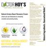 DOCTOR HOY'S Natural Arnica Boost Recovery Cream, Bruise and Muscle Pain Relief Cream, Topical Homeopathic Formula with Arnica Montana for Rapid Bruise Relief (6 Fl Oz) view 2
