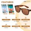 proSPORT Reading Sunglass No Line Full Lens Sun Readers +2.25 Men Women Tortoise Frame Brown Lens view 3