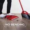 O-Cedar Pet Pro Broom with Step-On Dustpan | Remove 99% with One Sweep | Removes 3 Times More Pet Hair | Quiet Cleaning Tool for Cat and Dog Owners view 4