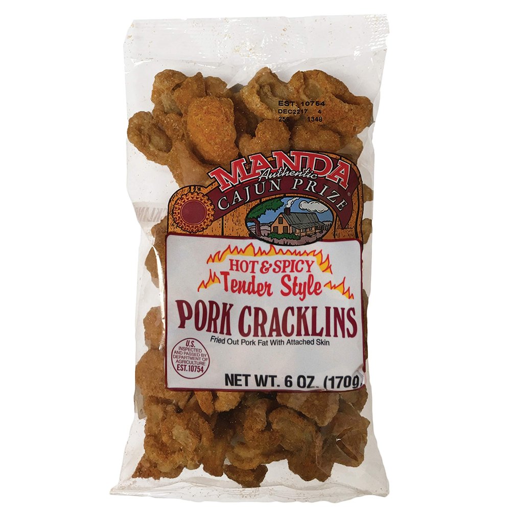Manda Pork Cracklins (Hot)