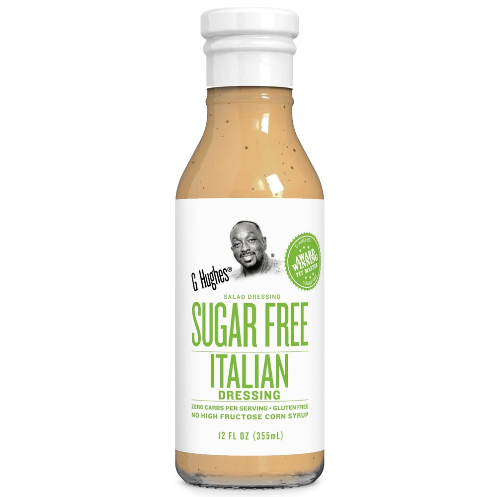 G Hughes Italian Salad Dressing, Sugar Free, Gluten Free, 12 Fluid Ounces (Pack Of 6)