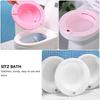 2pcs Portable Sitz Bath Basins Sitz Bath for Toilet Seat Foldable Tub Postoperative Care Basin for Relief Pregnant Women Elderly view 4