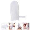 Healifty 18pcs Teeth Gauze Infant Finger Clean Oral Toothbrush Infant Mouth Cleaner Cotton Gauze Elastic Finger cot for 0-36 Months White view 3