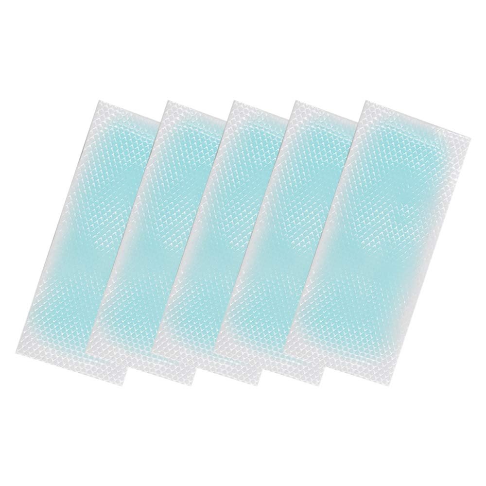 20 Pcs Cool Gel Pads,Cooling Gel Patches,Cooling Forehead Strips,Relieve Headache Toothache Pain Muscle Ache Drowsiness Fatigue Sunstroke Tired Eyes (Mint)