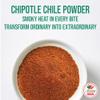 Chipotle Chili Powder Seasoning 1 LB (16oz)  Natural and Premium. Great For Meats, Grilling Rubs, Sauces, Salsa. Medium to High Heat - Sweet & Smoky Flavor. By Amazing Chiles & Spices. view 4