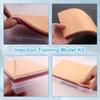 Venipuncture IV Injection Training Pad Model with 4 Veins Imbedded and 3 Skin Layers for Medical Students Doctors Nurses Practice view 4