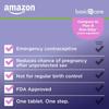Amazon Basic Care Levonorgestrel 1.5 mg  Emergency Contraceptive Tablet, Morning After Pill, 1 Count (Compare to Plan B One-Step) (Packaging may vary) view 2