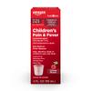 Amazon Basic Care Children's Pain Reliever & Fever Reducer, Acetaminophen 160 mg per 5 mL Oral Suspension Liquid, Dye-Free Cherry Flavor, 4 fl oz (Pack of 1) view 1