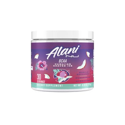 Alani Nu BCAA Hawaiian Shaved Ice | Branch Chain Essential Amino Acids | 2:1:1 Formula | Supplement Powder | Muscle Recovery Vitamins for Post-Workout | 30 Servings