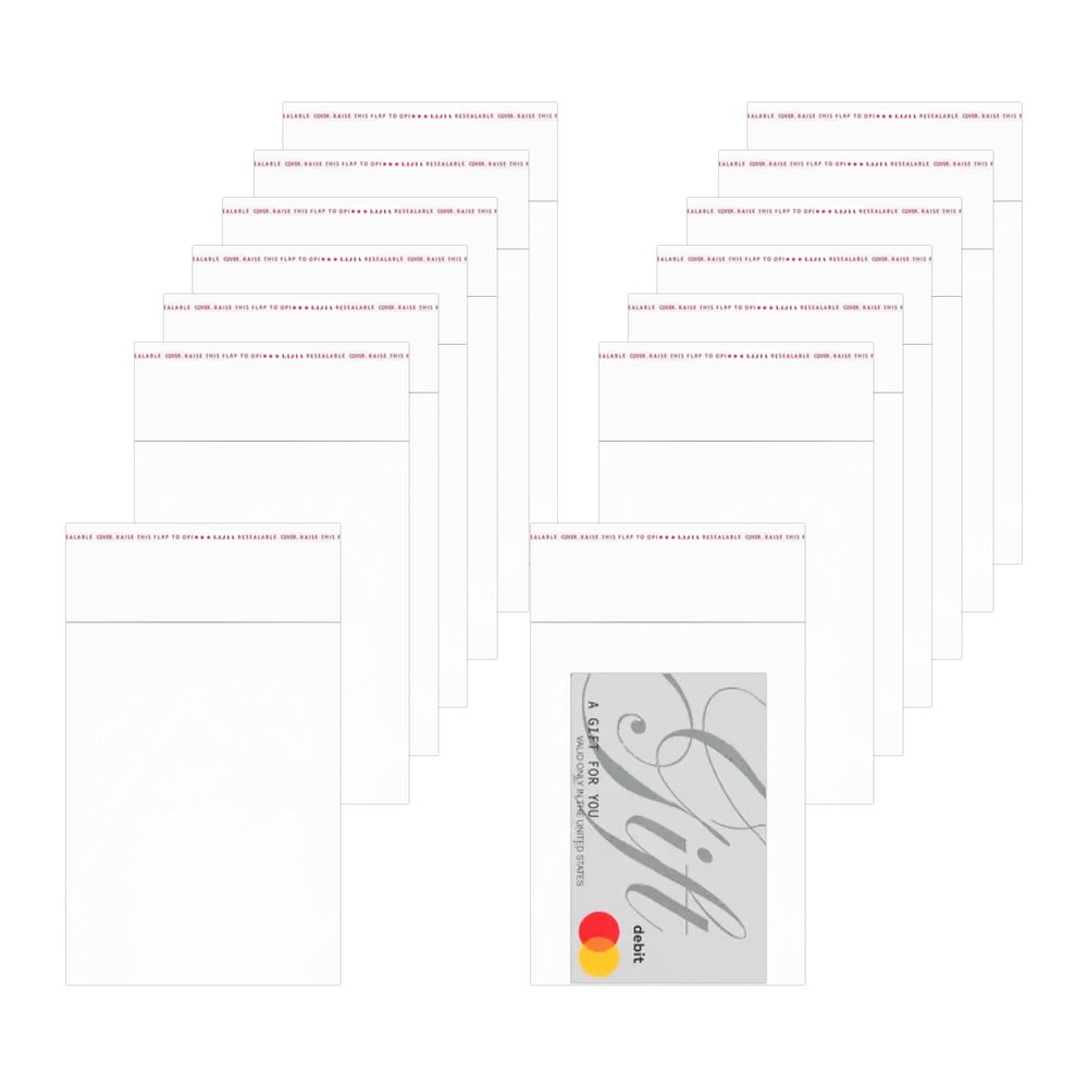 1000pcs 3" x 4" Cellophane Adhesive Bags Clear Self Sealing Earring Bags Small Cello Bag 1 Mil for Jewelry Soap Candies Bakery Candle Cookie Card (9 Sizes to Choose from)