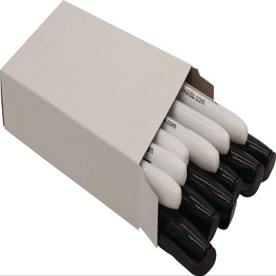 Hongdee 2020 Low Vision Pen for Seniors and Visually Impaired, 12 Count (Pack of 1), White, Black
