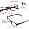 VisionGlobal Blue Light Blocking Glasses for Women/Men, Anti Eyestrain, Computer Reading, TV Glasses, Stylish Square Frame, Anti Glare (Gray, +3.00 Magnification) view 2