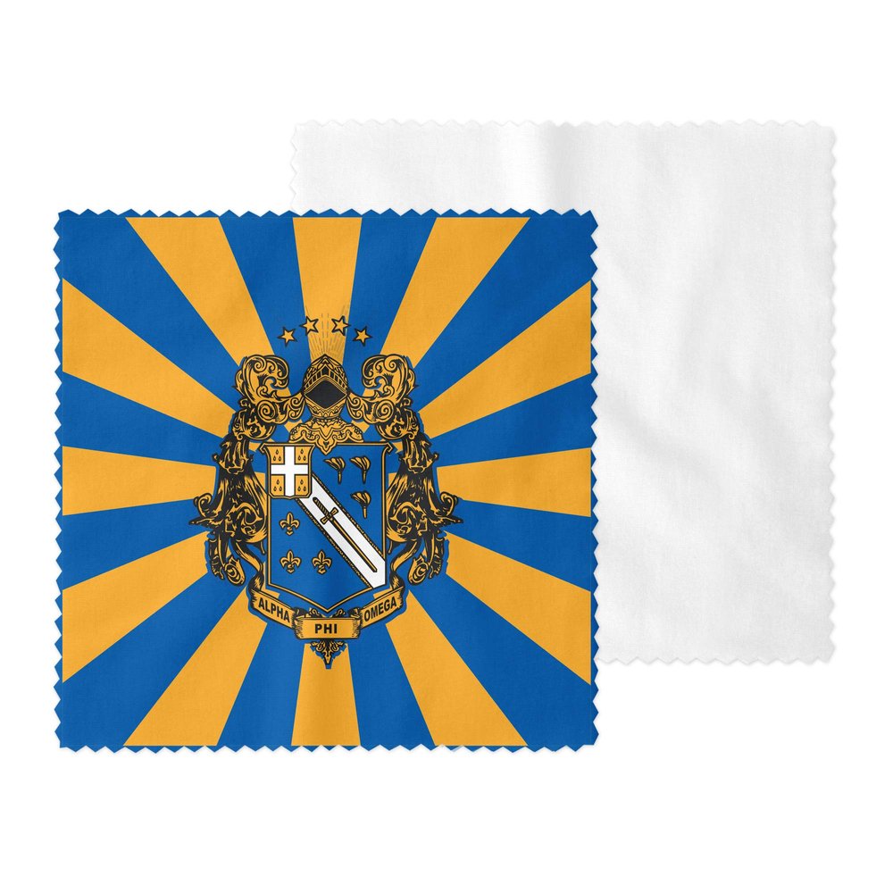 Alpha Phi Omega Eyeglass Cleaner & Microfiber Cleaning Cloth (Alpha Phi Omega - 2)