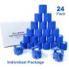 [24Pack 2" x5 Yards] Blue-Self Adhesive Bandages Pre Wrap, Athletic Elastic Cohesive Bandage for Sports, Injuries, Treatments, and Recovery, First Aid Tape Vet Wrap for Cat, Dog view 4