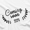 Printique Organic Cotton Baby Onesie Coming Soon [YEAR] Infant Bodysuit, Soft Breathable Newborn Outfit, Unisex Baby Clothes, Snap Closure (6-9 Months) view 4