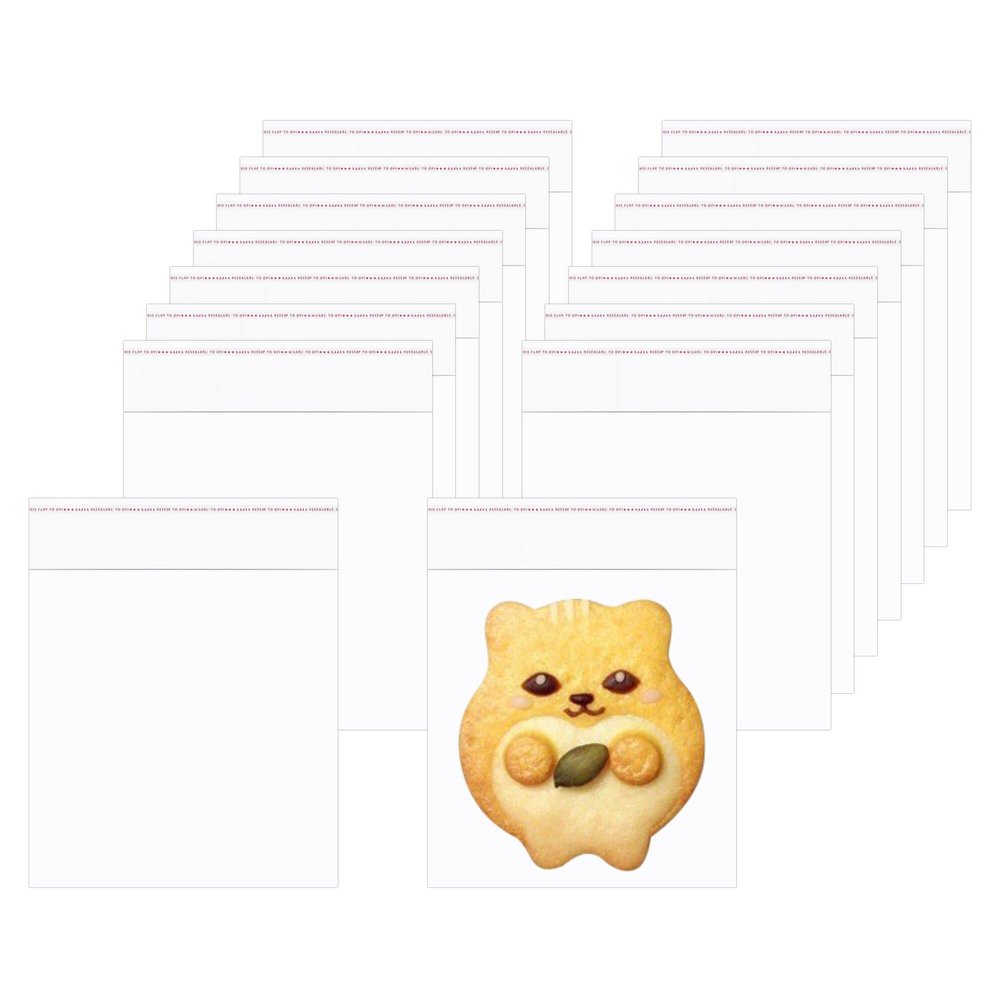3" x 3" Small Cellophane Bags 300pcs Clear Self Sealing Bags Cello Jewelry Packaging Bags 1 Mil for Earrings Candies Bakery Candle Cookie (12 Sizes to Choose from)