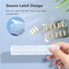 XL Pill Organizer 4 Times a Day, BUG HULL Extra Large Weekly Pill Box Case, 7 Day Vitamin Container Daily Pill Holder for Cod-liver oil, Vitamins, Supplements (White) view 4