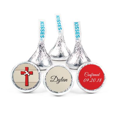 200ct Personalized Confirmation Candy Kisses Favors - Candy Included - No Assembly Required