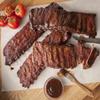 Burgers' Smokehouse Fully Cooked Pork Ribs (Signature Sauced Baby Backs, Two Whole Slabs) view 2