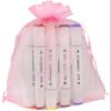 100pcs Pink Organza Gift Bags 6X9 Inch Valentines Day Mesh Bags Drawstring Jewelry Pouch for Wedding Baby Shower Party Favor Goodie Bags view 4