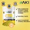 AKI Quercetin Powder 98% Sophora Japonica Flower Extract Quercetin 725mg, Helpful in Increase Energy & Overall Wellness - Non GMO & Gluten Free - Vitamin Dietary Supplement (1oz/28.35g) view 3