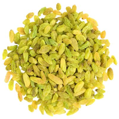 Premium Green Raisins  1 lb Resealable Bag  Naturally Sweet & Sun-Dried  No Sugar Added  Perfect for Snacking & Baking