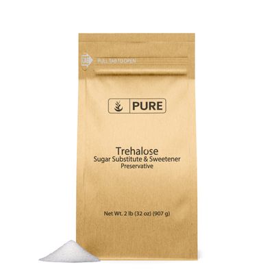Pure Original Ingredients Trehalose (2 lb) Sugar Substitute, Natural Sweetener, Drinks & Baking